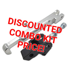 Load image into Gallery viewer, Versys 650 2015 And Up Adjustable Kickstand & Lowering Links Discount Combo Kit - Soupy's Performance