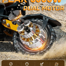 Load image into Gallery viewer, YUME X11+ Electric Adult E Scooter 50 mph 6000 Watt 60 Mile Range Dual Motor 30AH