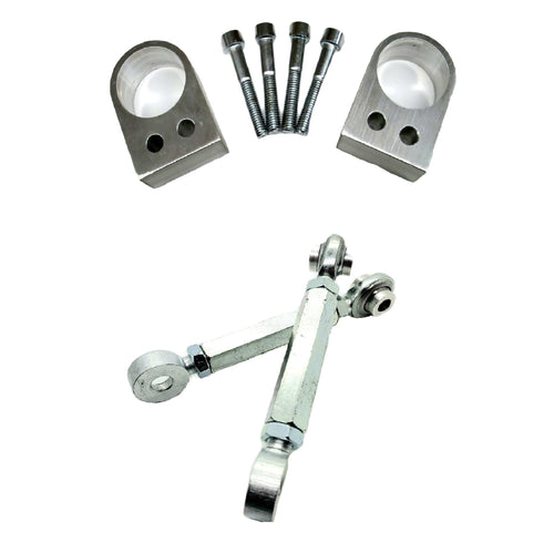Ninja 500 1994 And Up Front Lowering & Rear Adjustable Lowering Links Discount Combo Kit - Soupy's Performance