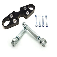 Load image into Gallery viewer, GSX1300R Hayabusa 2008-2020 Adjustable Lowering Links &amp; Front Lowering Block Combo Kit - Soupy&#39;s Performance
