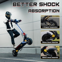 Load image into Gallery viewer, YUME Raptor 2 Electric Adult E Scooter 54 mph 6000 Watt 67 Mile Range Dual Motor 27ah or 30ah
